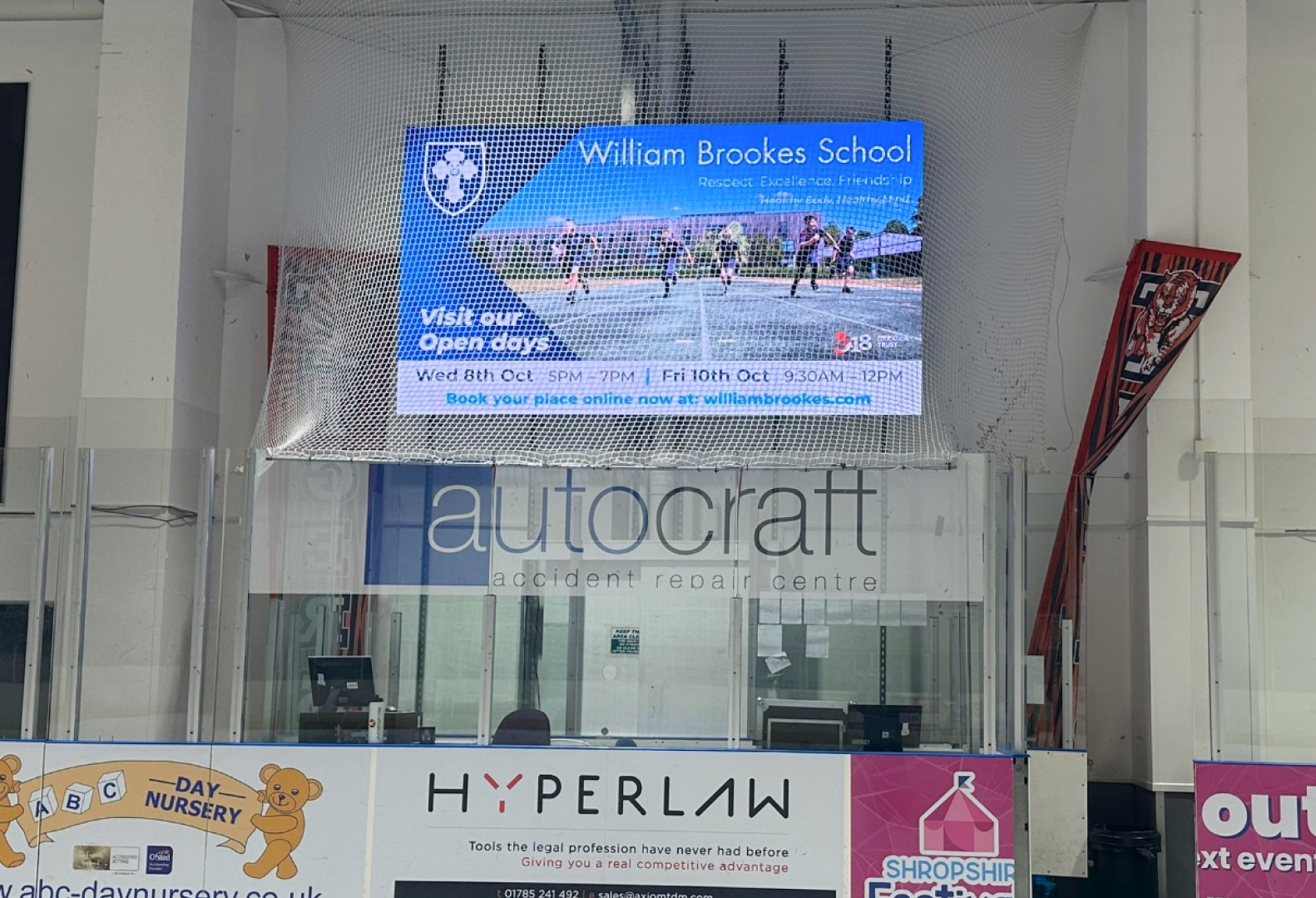 Telford Ice Rink & Soft Play - Ice Rink Screen